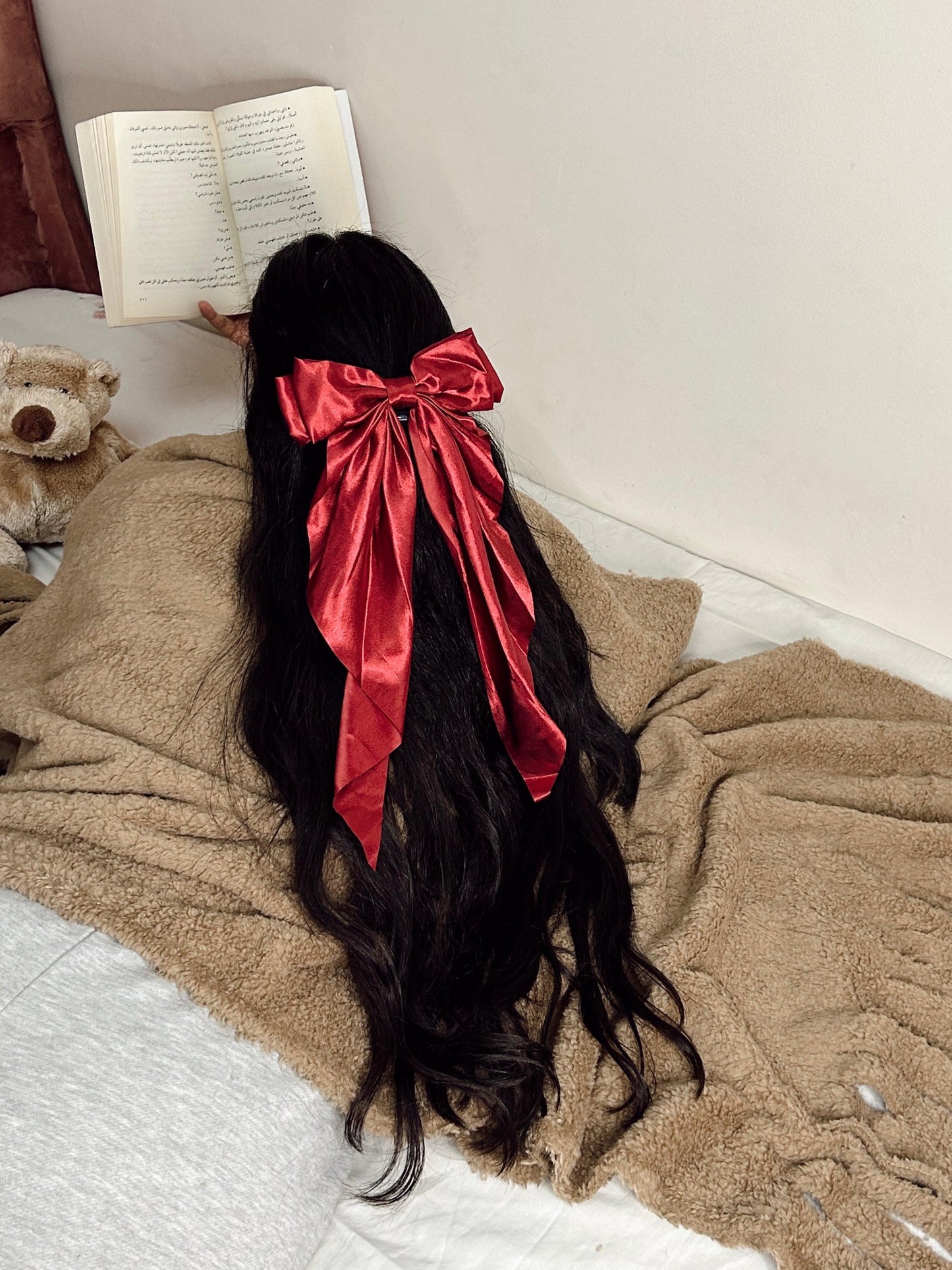 red hair bow