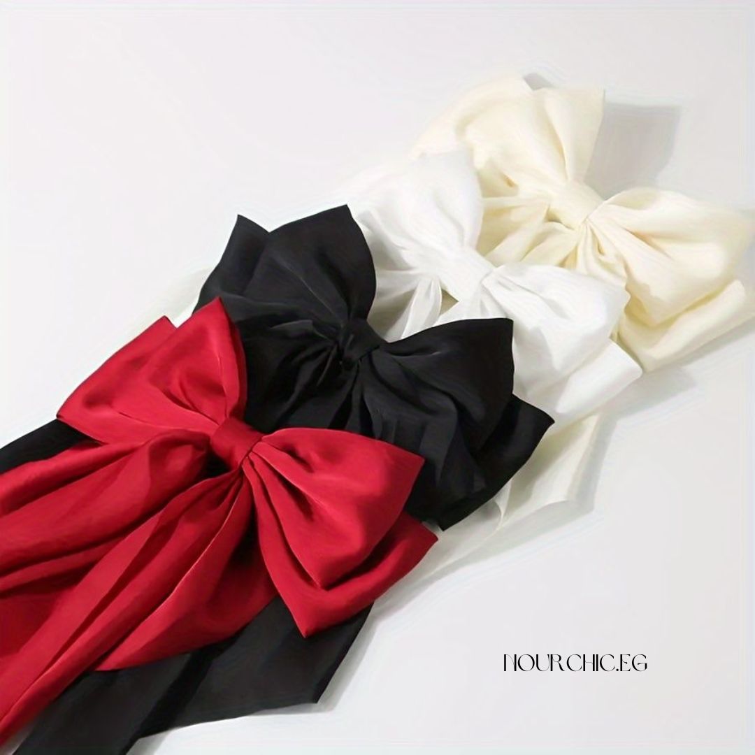 red hair bow