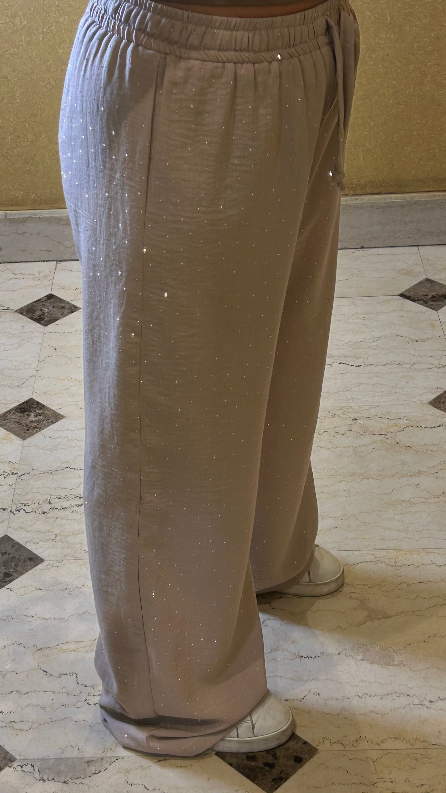 bling café linen pants