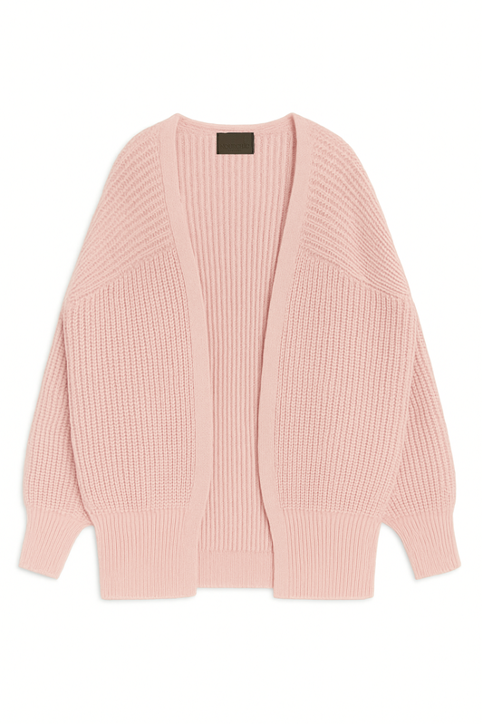 baby pink short cardigan