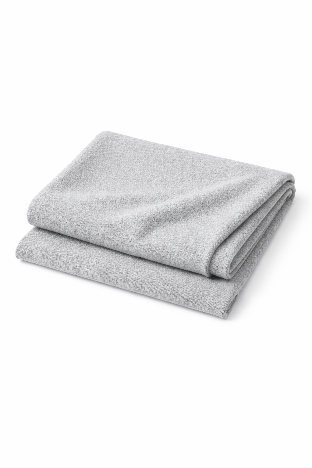 the light grey scarf