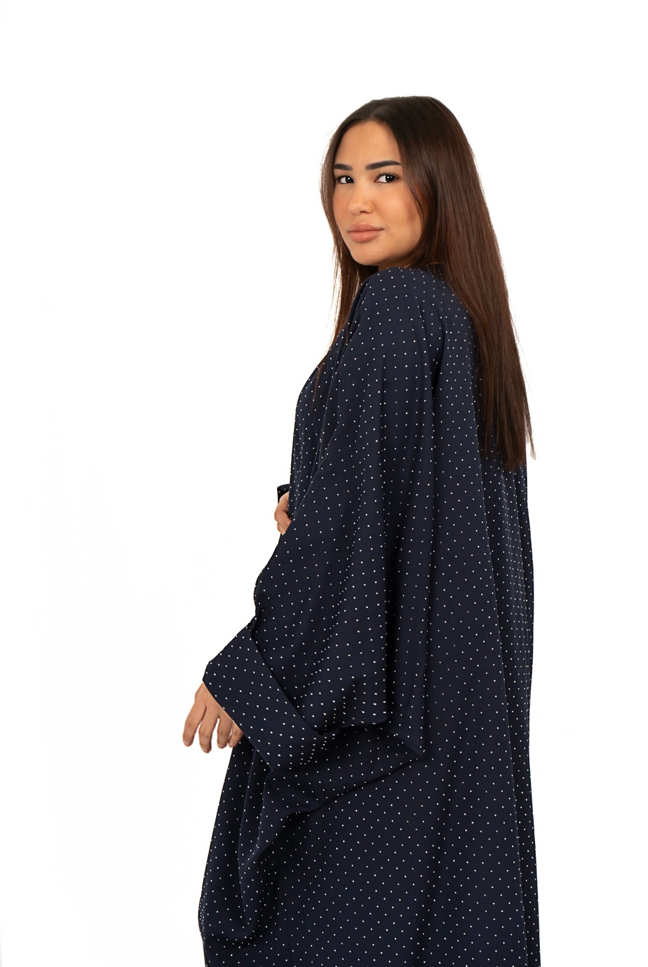 navy blue abaya