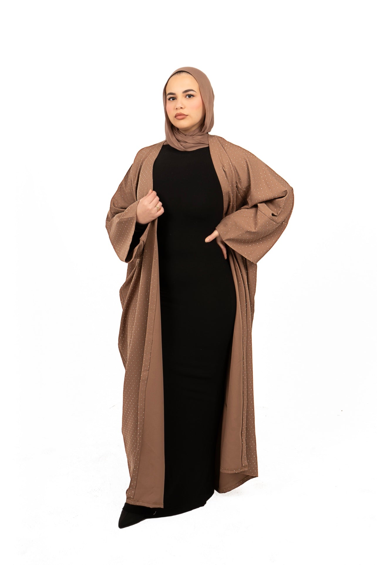 beige abaya
