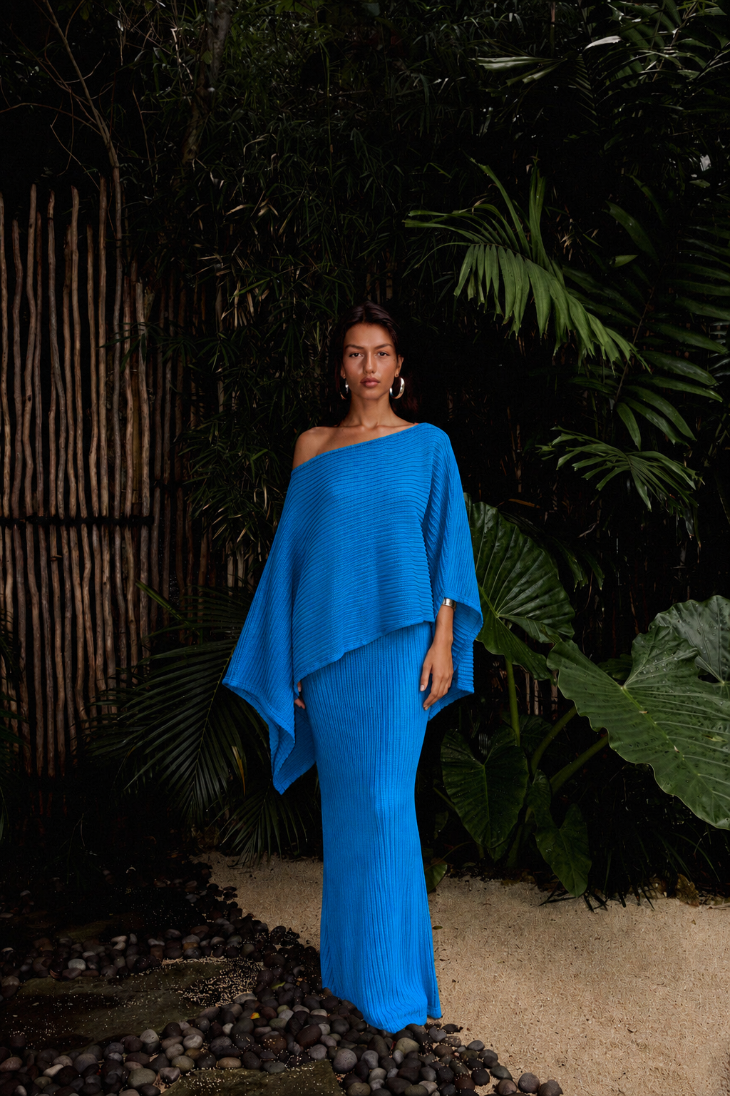 the amara knit set - royal blue