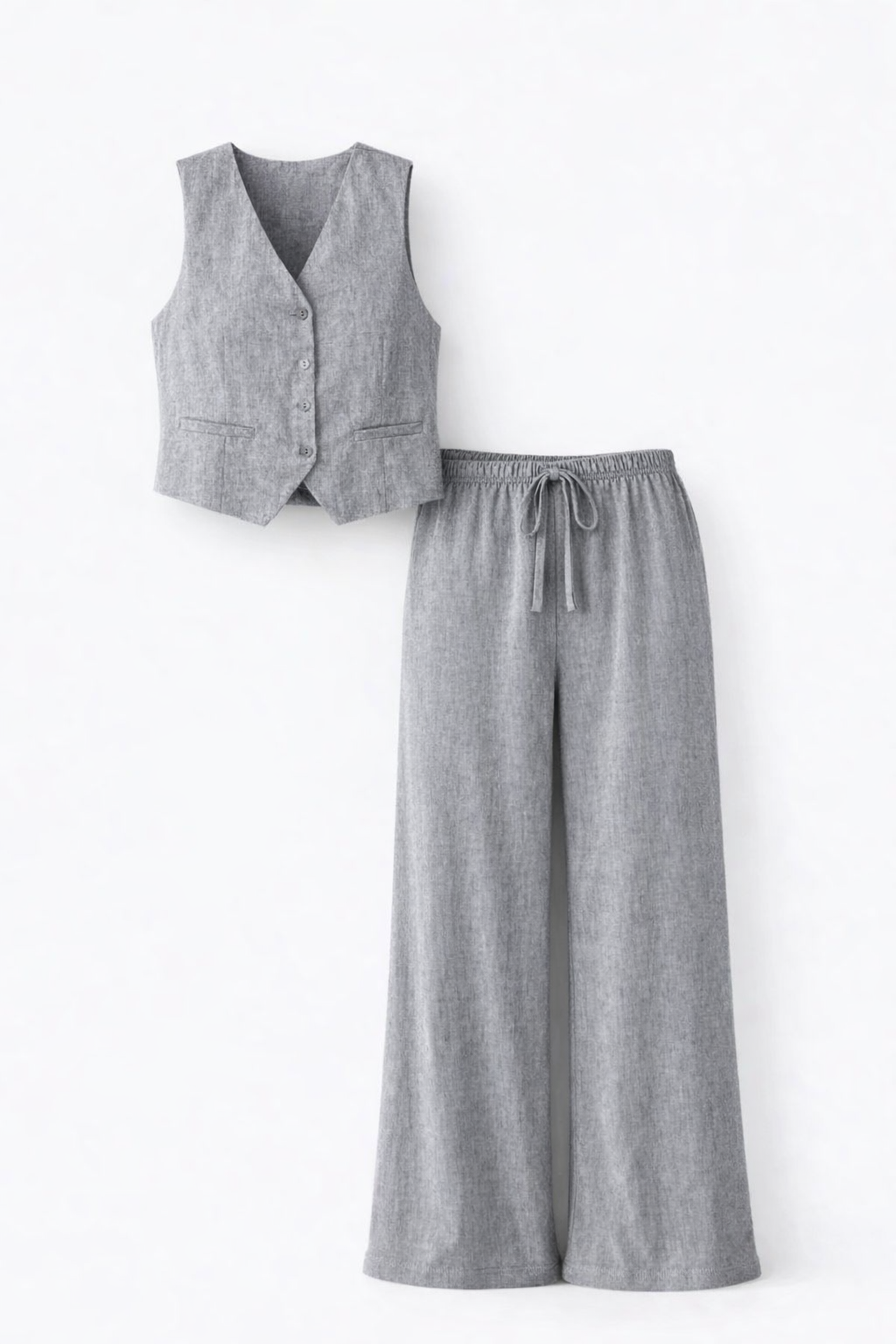 the grey washed linen set