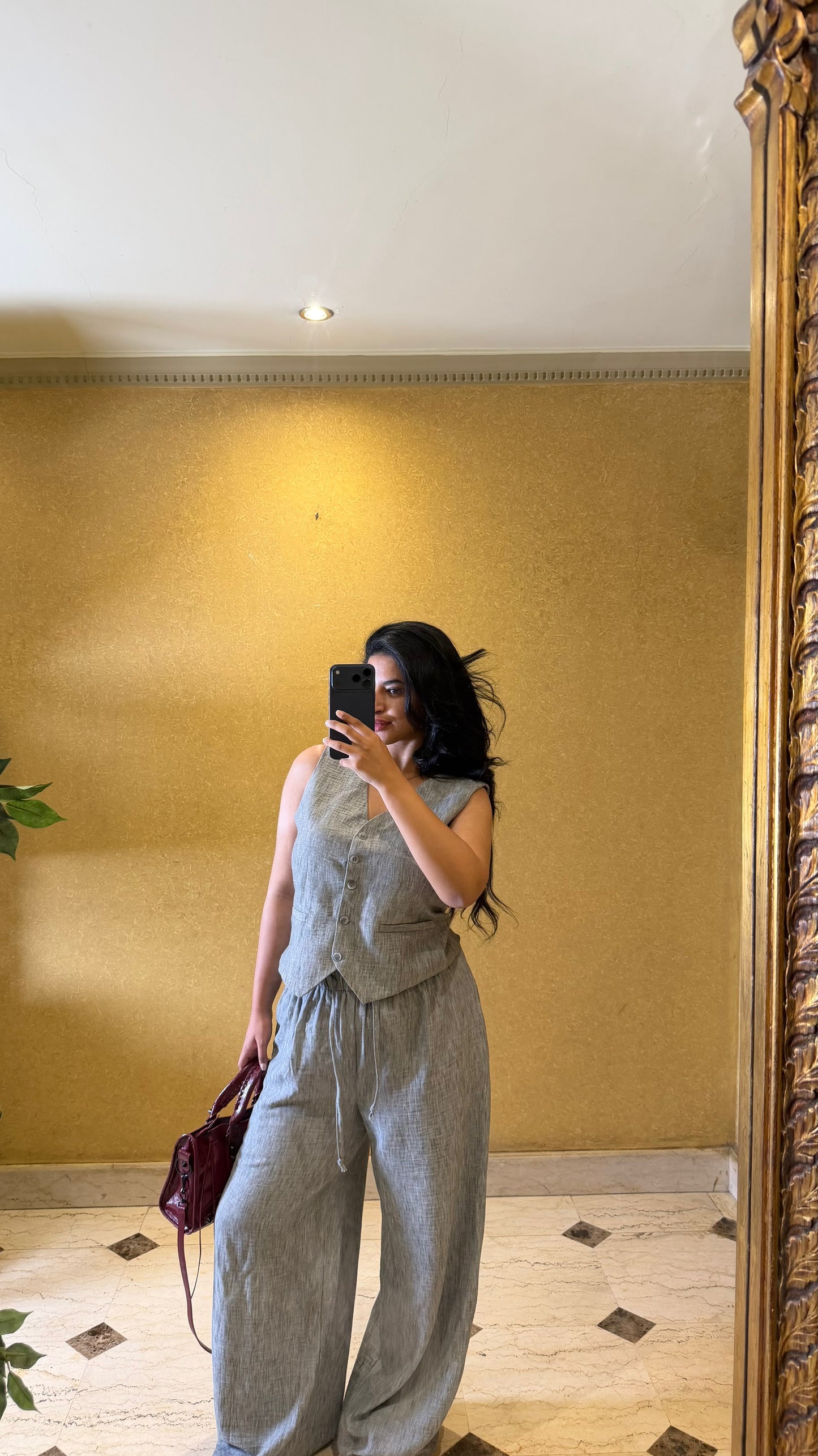 the grey washed linen set