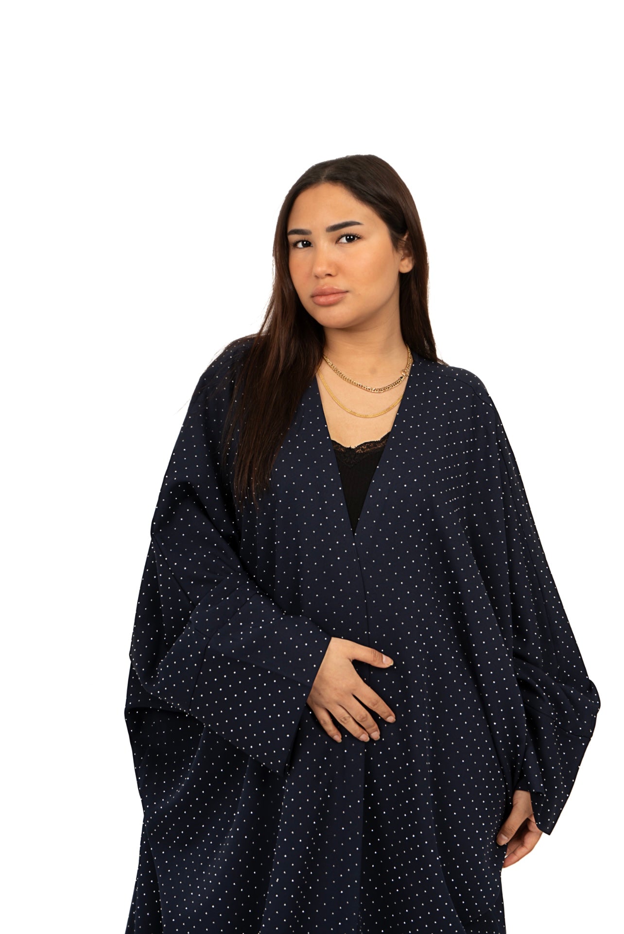 navy blue abaya