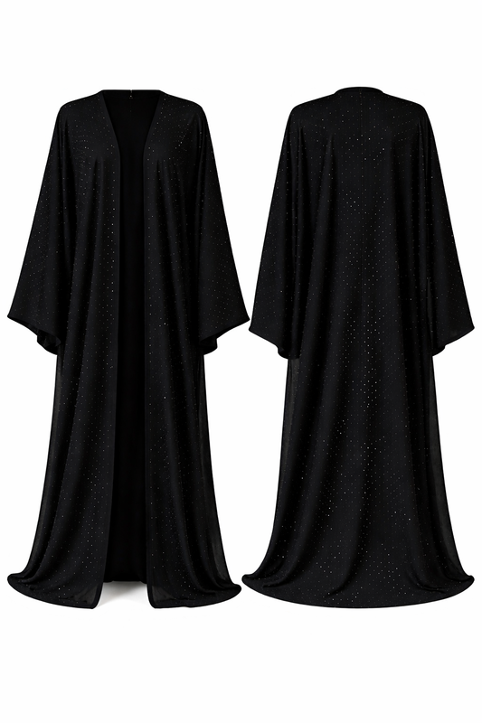 the black bling abaya