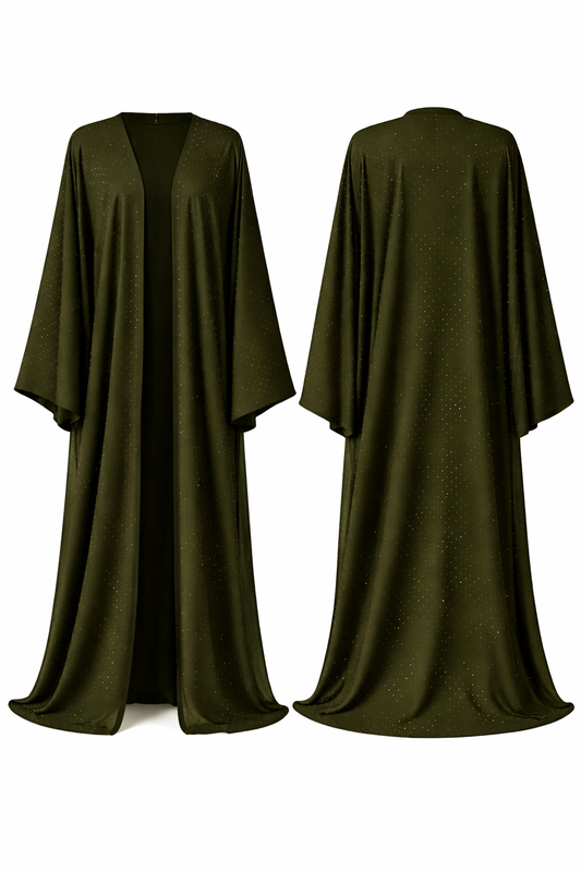 the olive bling abaya