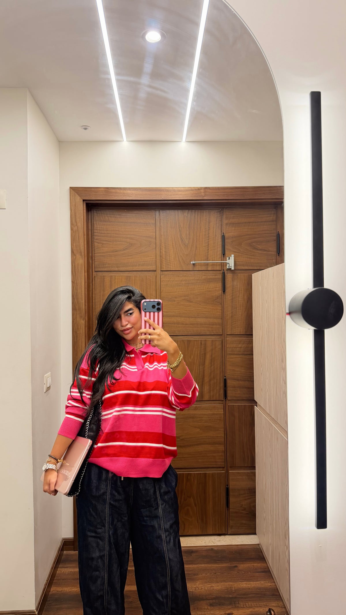 the pretty in pink polo shirt