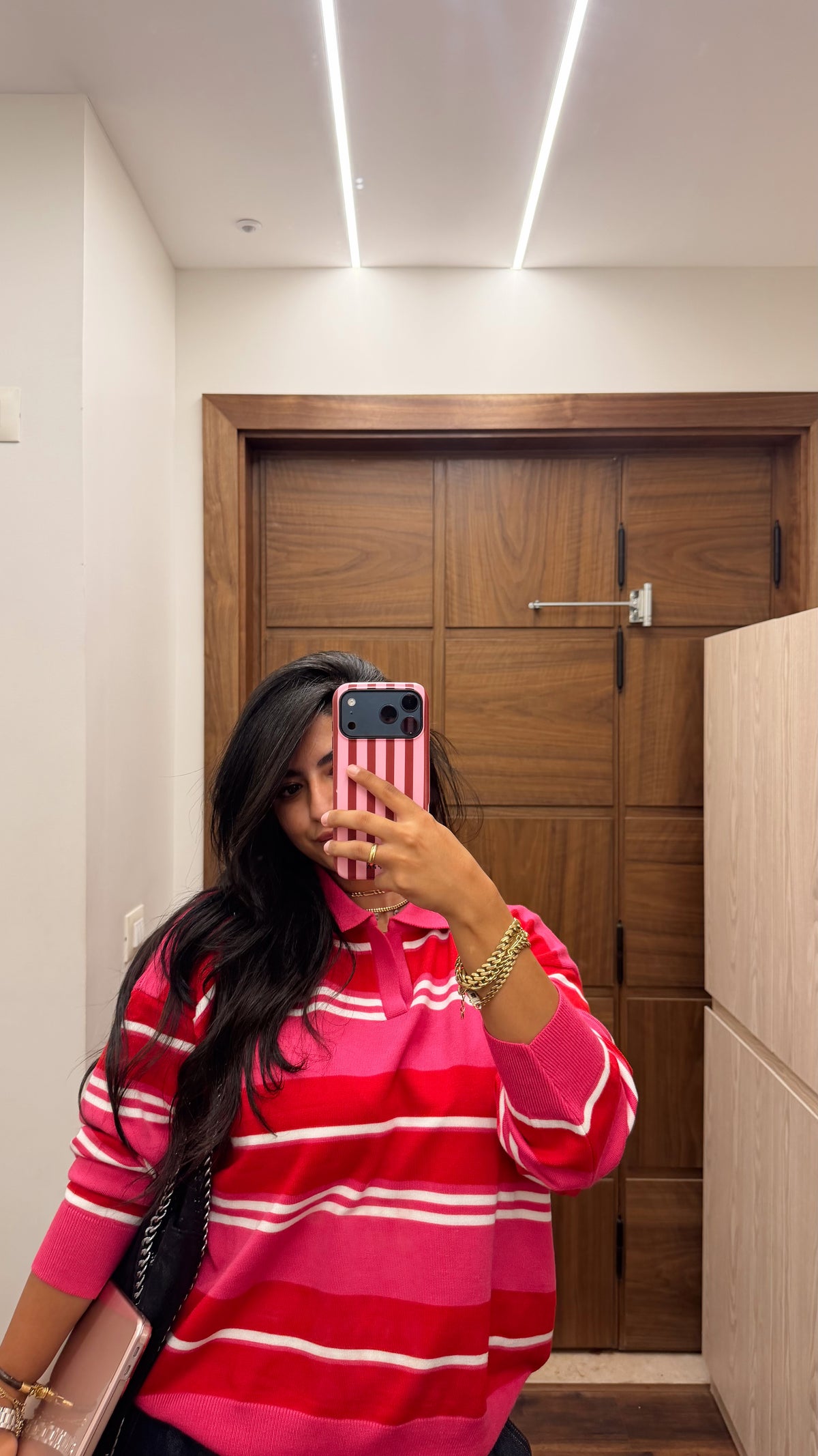 the pretty in pink polo shirt