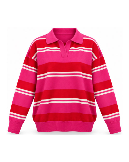 the pretty in pink polo shirt